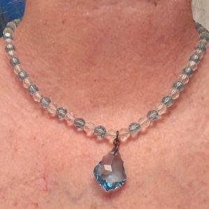 NWOT Handmade Glass Necklace